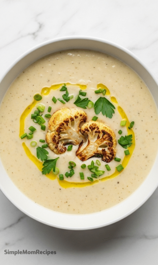 Roasted Cauliflower Soup Recipe