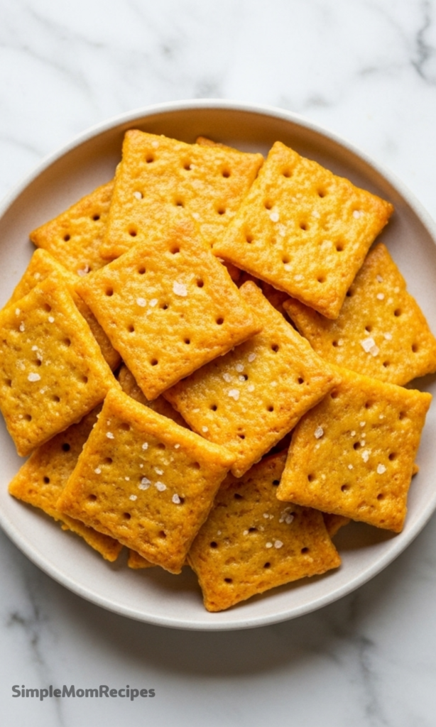 Sourdough Discard Cheese Crackers Recipe
