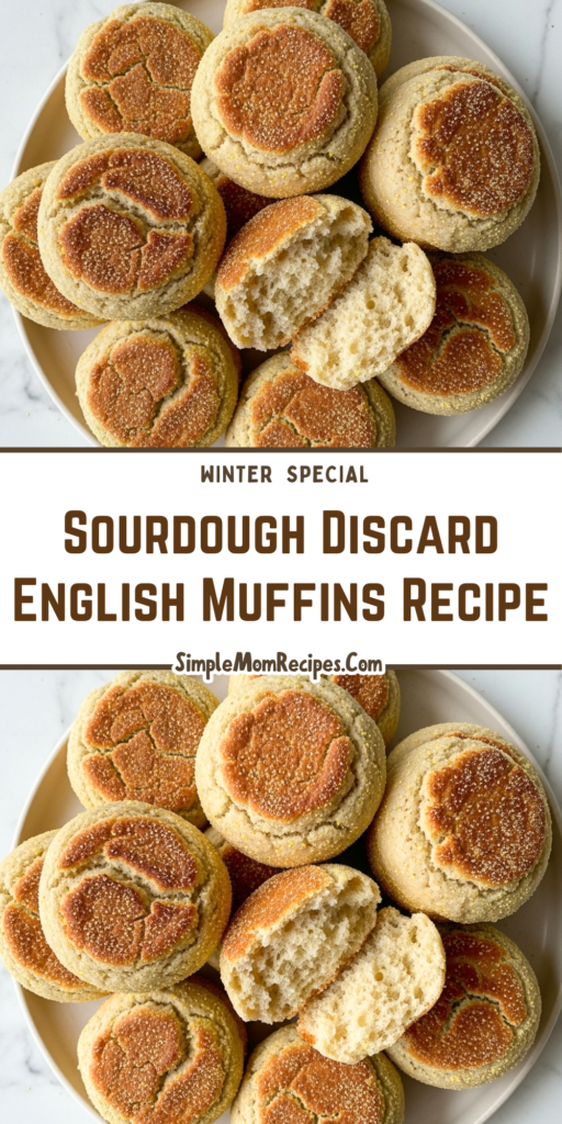 Sourdough Discard English Muffins Recipe