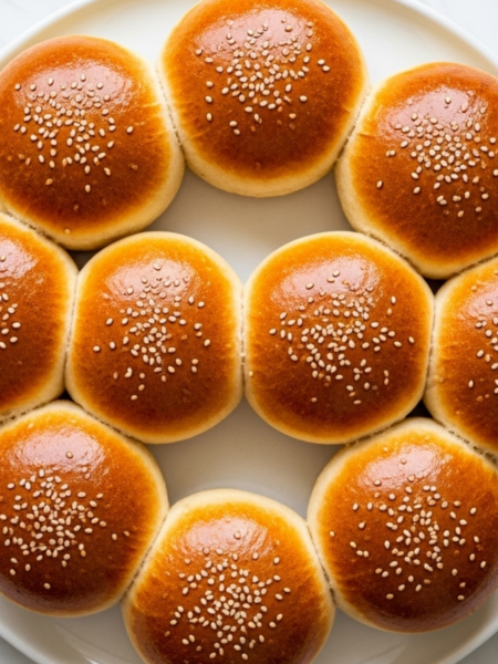 Sourdough Discard Hamburger Buns Recipe