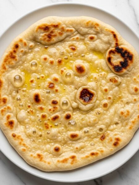 Sourdough Discard Naan Flatbread Recipe