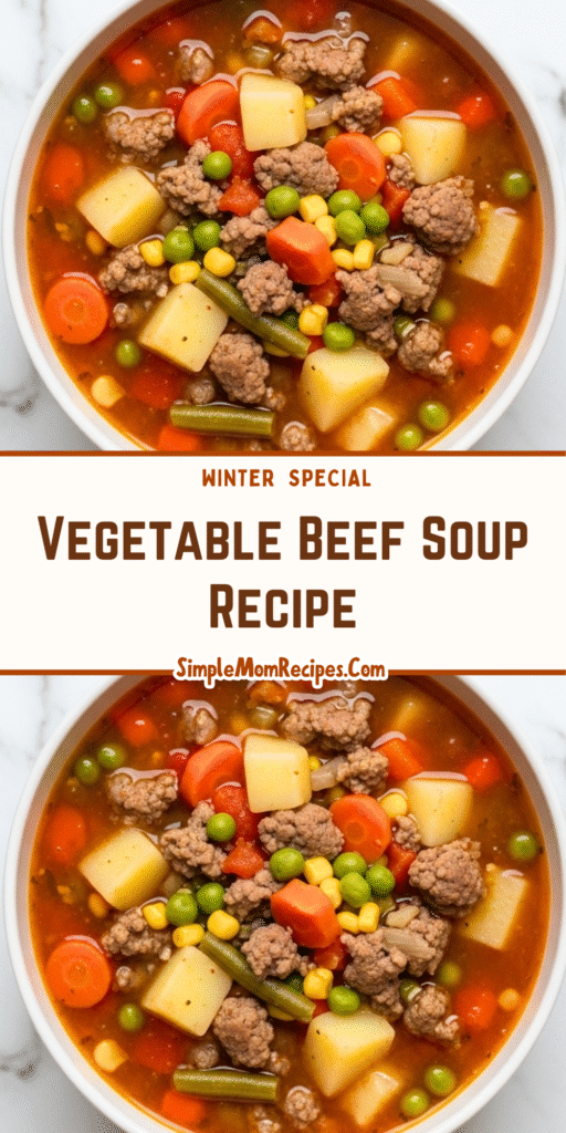 Vegetable Beef Soup Recipe