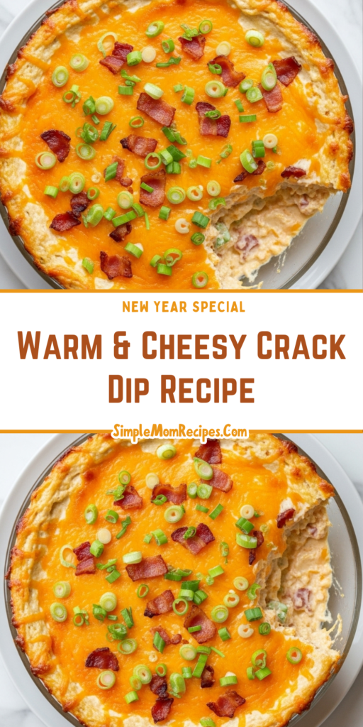 Warm & Cheesy Crack Dip Recipe