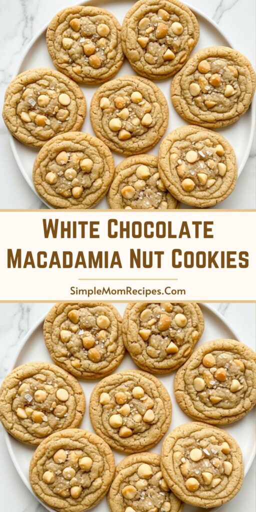 White Chocolate Macadamia Nut Cookies Recipe