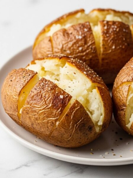 Air Fryer Baked Jacket Potatoes