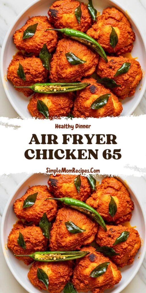 Air Fryer Chicken 65 Recipe