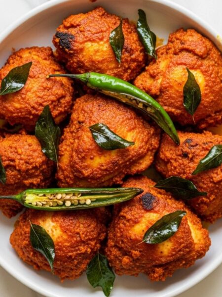 Air Fryer Chicken 65 Recipe