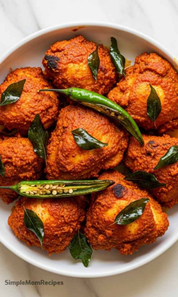 Air Fryer Chicken 65 Recipe