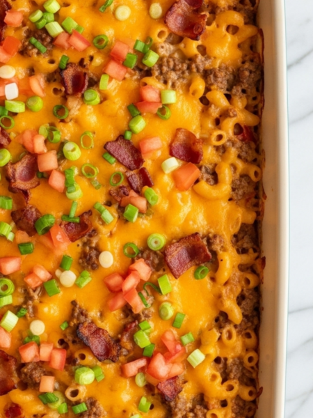 Bacon Cheeseburger Casserole Recipe
