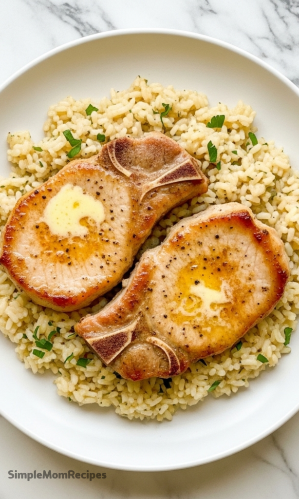 Baked Pork Chops and Rice Recipe
