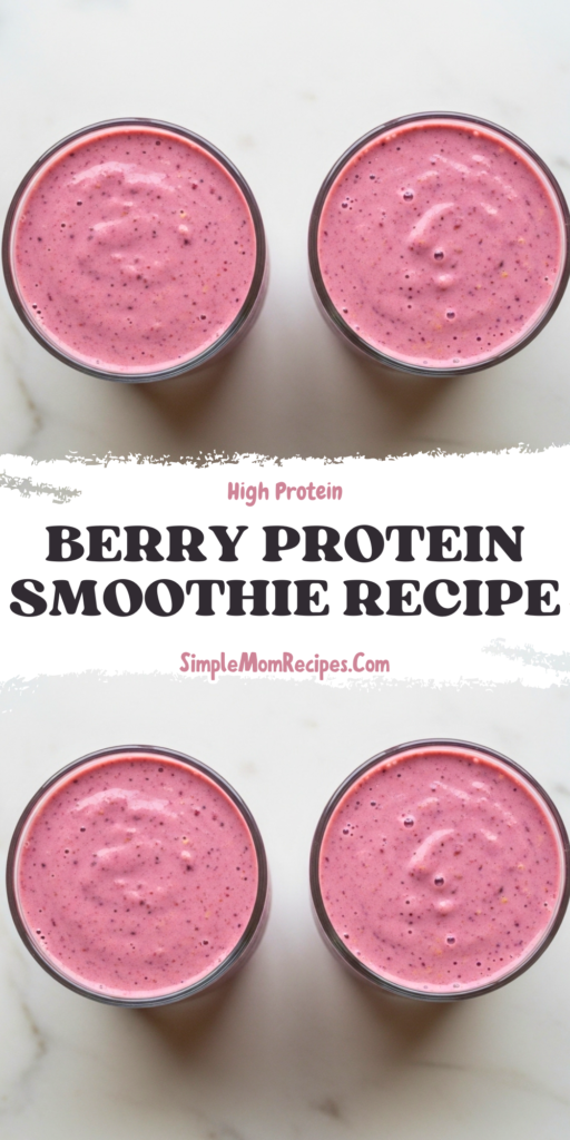 Berry Protein Smoothie Recipe