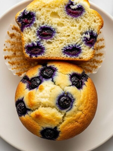 Blueberry Cottage Cheese Muffins Recipe