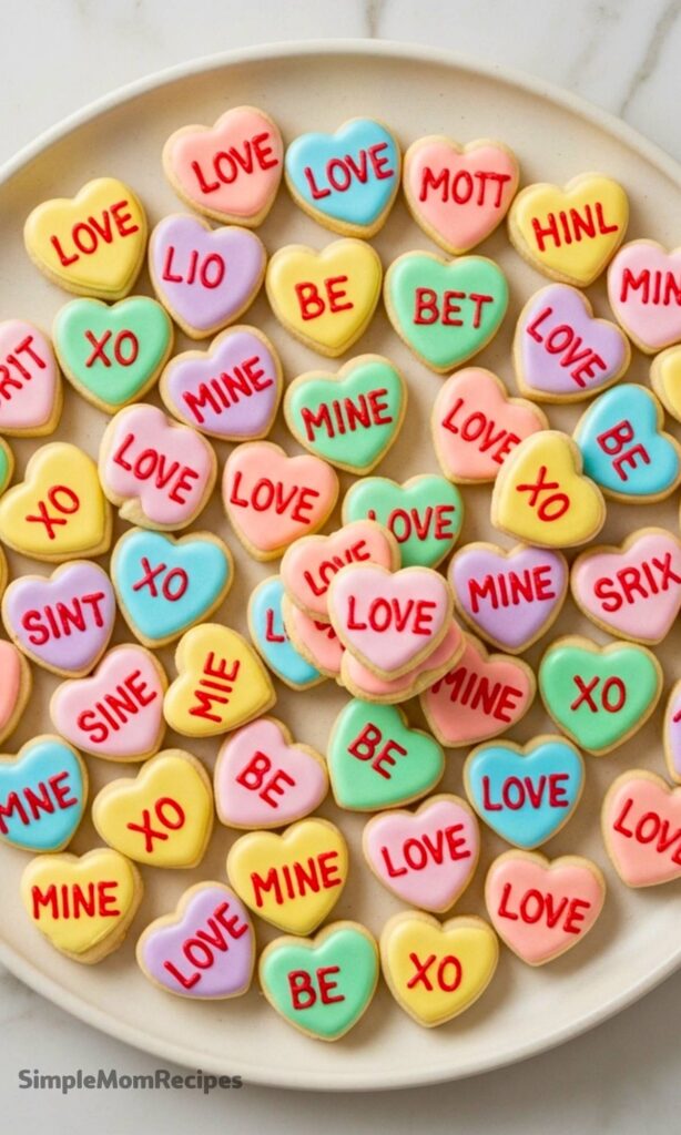 Conversation Heart Cookies Recipe