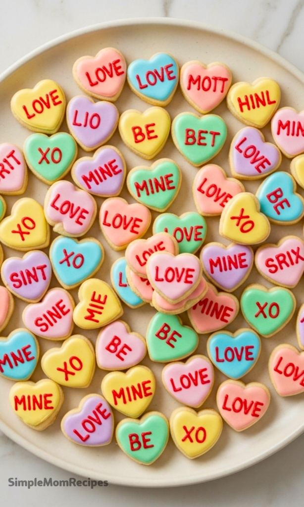 Conversation Heart Cookies Recipe