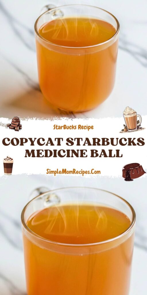 Copycat Starbucks Medicine Ball Recipe