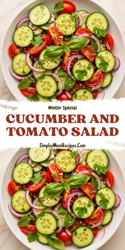 Cucumber Tomato Salad Recipe
