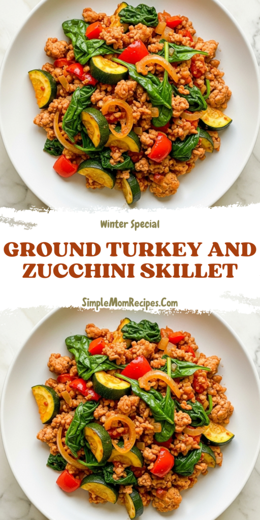 Easy Ground Turkey and Zucchini Skillet Recipe