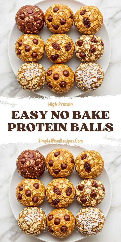 Easy No Bake Protein Balls Recipe