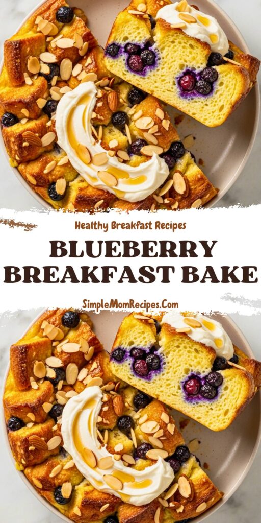 French Toast Blueberry Breakfast Bake Recipe