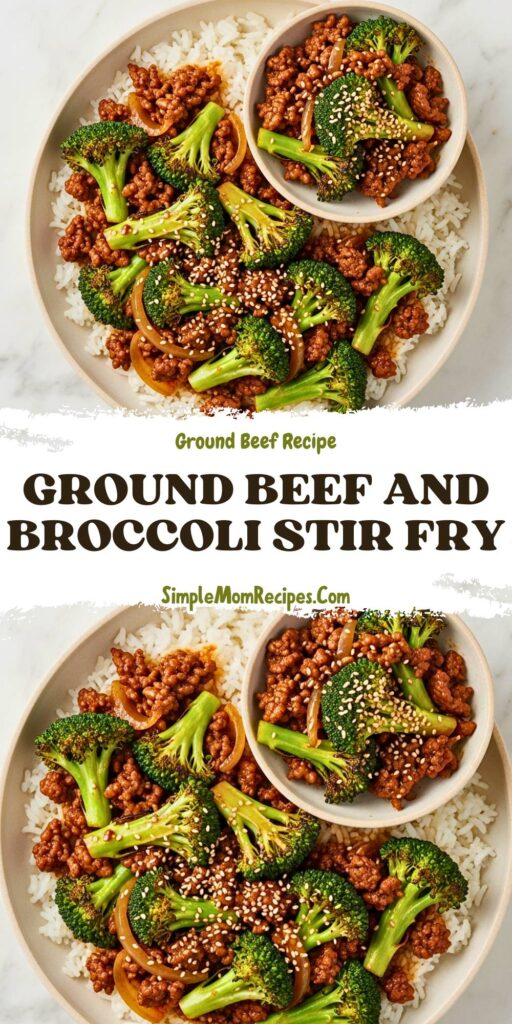 Ground Beef and Broccoli Stir Fry
