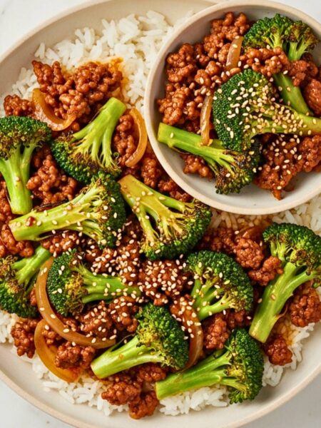 Ground Beef and Broccoli Stir Fry
