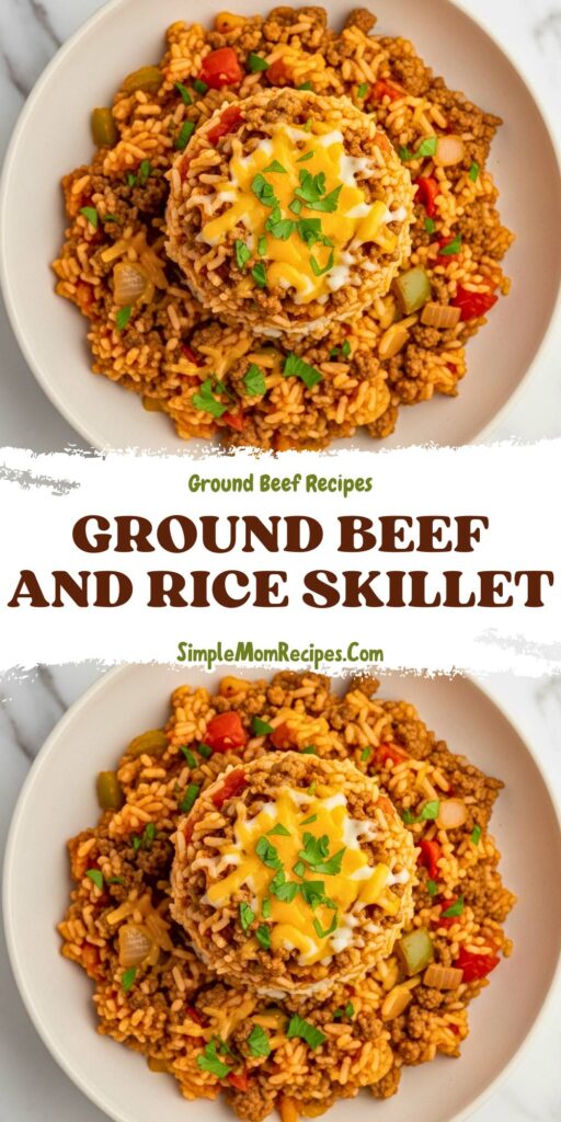 Ground Beef and Rice Skillet Recipe
