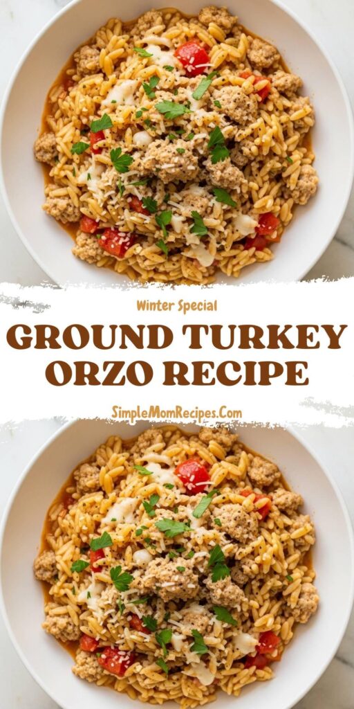 Ground Turkey Orzo Recipe
