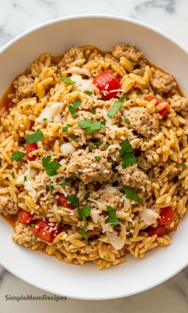 Ground Turkey Orzo Recipe