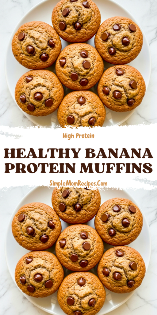 Healthy Banana Protein Muffins Recipe