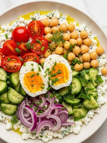 High Protein Cottage Cheese Bowl Recipe