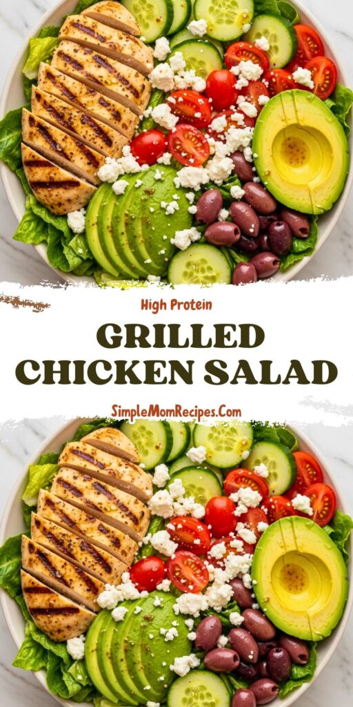 High Protein Grilled Chicken Salad Recipe