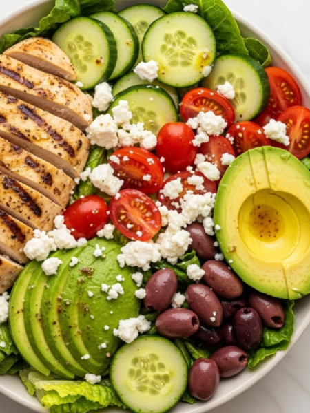 High Protein Grilled Chicken Salad Recipe