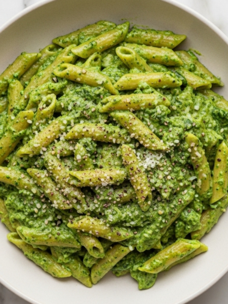 High Protein Spinach Pasta Recipe