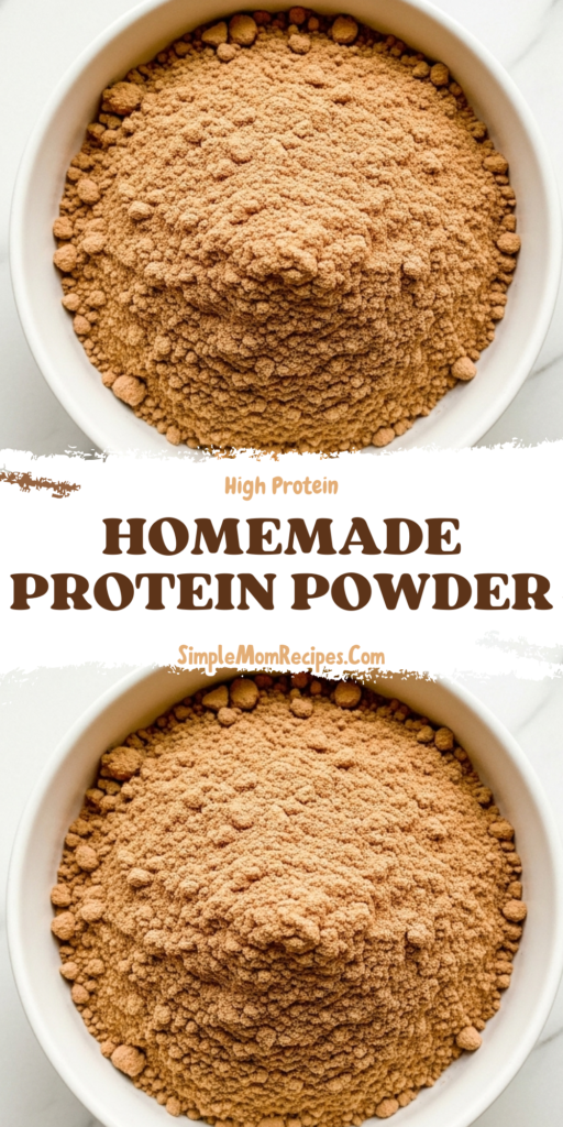 Homemade Protein Powder Recipe