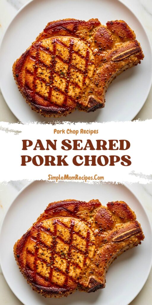 Pan Seared Pork Chops Recipe