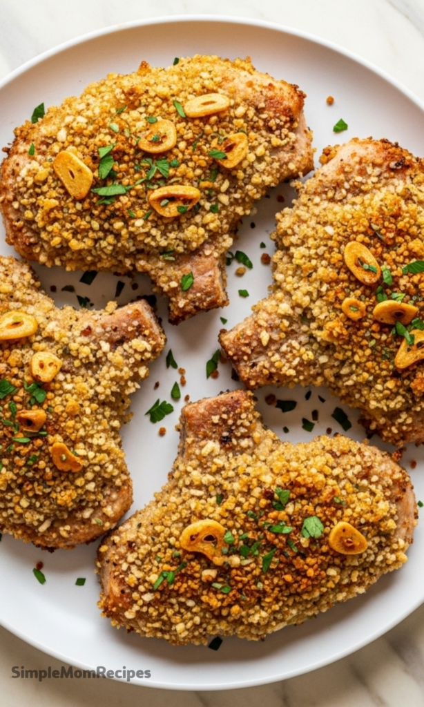 Parmesan Crusted Pork Chops Recipe