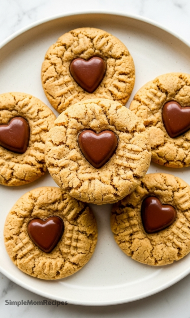 Peanut Butter Valentine’s Day Cookies Recipe