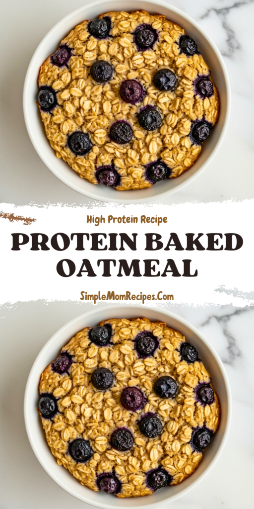 Protein Baked Oatmeal Recipe