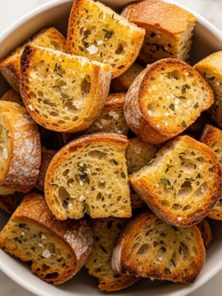 Sourdough Bread Croutons Recipe