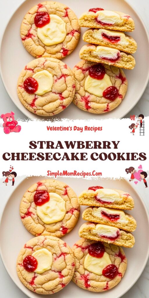 Strawberry Cheesecake Cookies Recipe