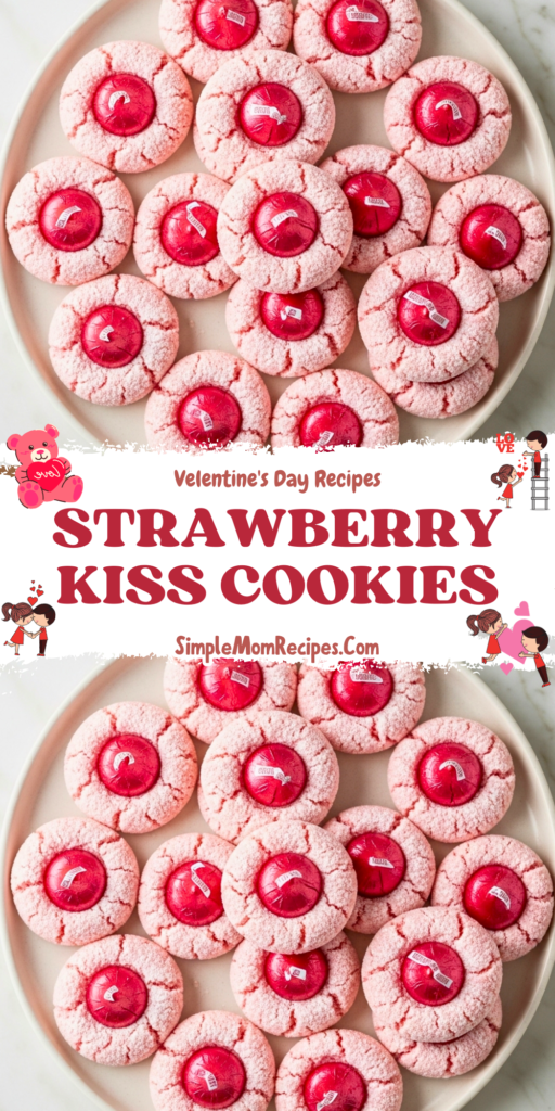 Strawberry Kiss Cookies Recipe