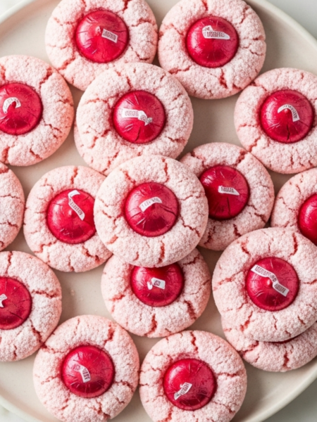 Strawberry Kiss Cookies Recipe