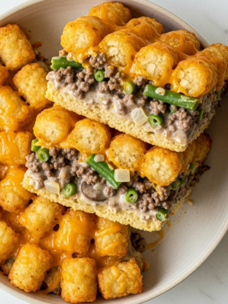 Tater Tot Casserole with Ground Beef Recipe