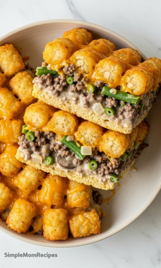Tater Tot Casserole with Ground Beef Recipe