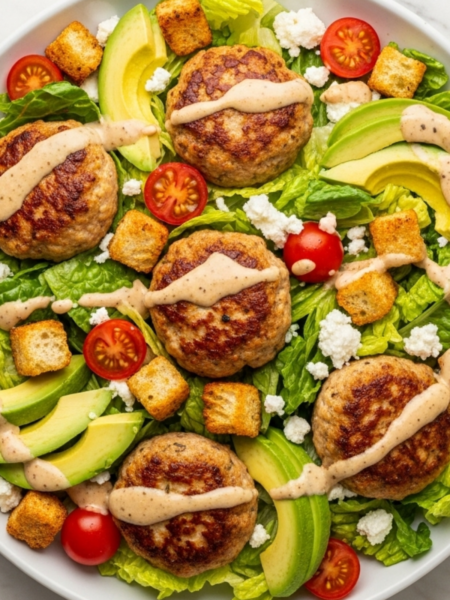 Turkey Burger Salad Recipe