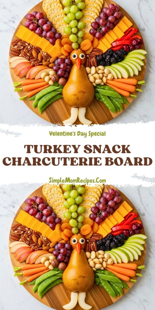 Turkey Snack Charcuterie Board
