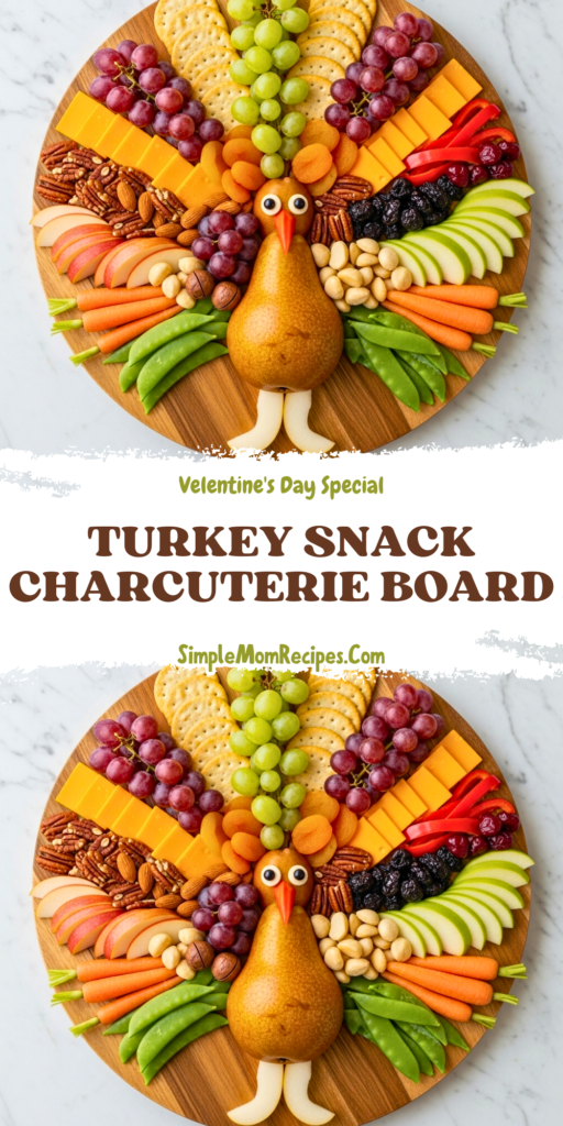 Turkey Snack Charcuterie Board