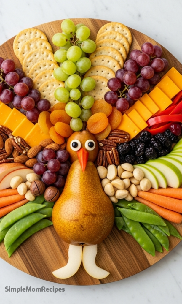 Turkey Snack Charcuterie Board