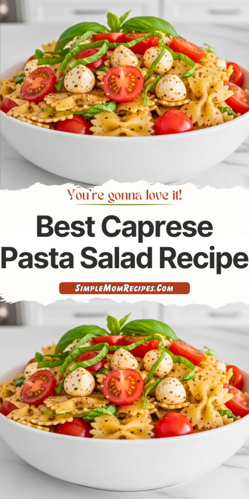 Best Caprese Pasta Salad Recipe