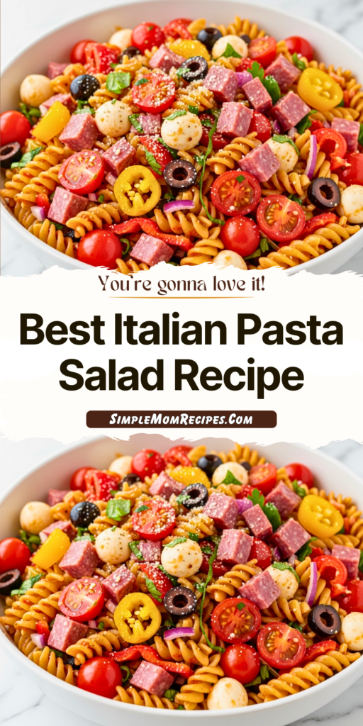 Best Italian Pasta Salad Recipe